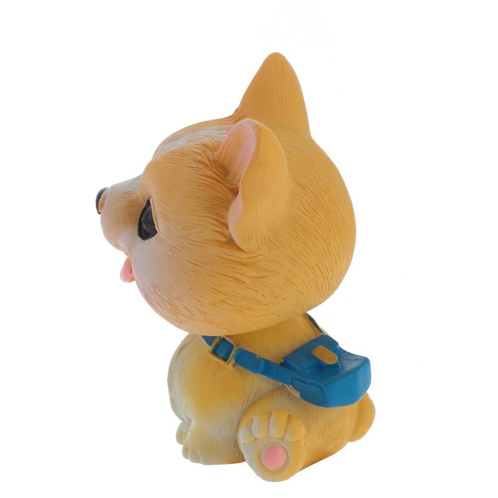 GAEM Фигурка декоративная "Собака" с пружинкой, L4 W4 H5,5 см