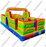 Спортивный надувной игровой батут "Увлекательная полоса мини"