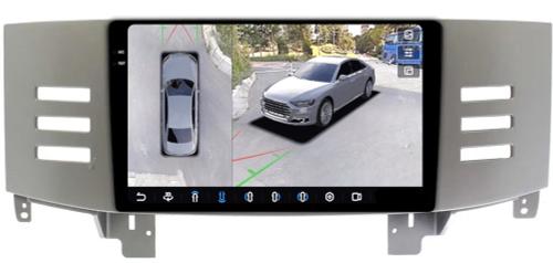 Магнитола для Toyota Mark X 2004-2009 (правый руль) - FarCar BX9-360-9120 монитор 9.5" 2K QLED на Android 13, Быстрая, CarPlay, 4G SIM-слот, 4 камеры в комплекте