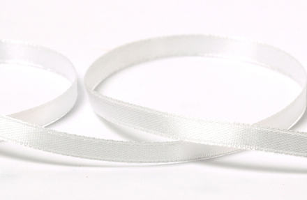 Лента атласная  6 мм ( 1/4 ")  "Gamma"   AL-6D   двухстор.цв.001