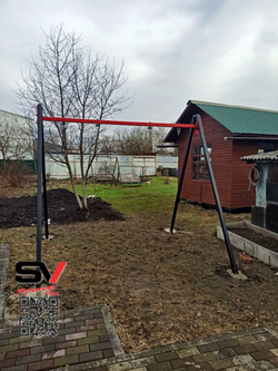 Монтаж уличных качелей Sv Sport