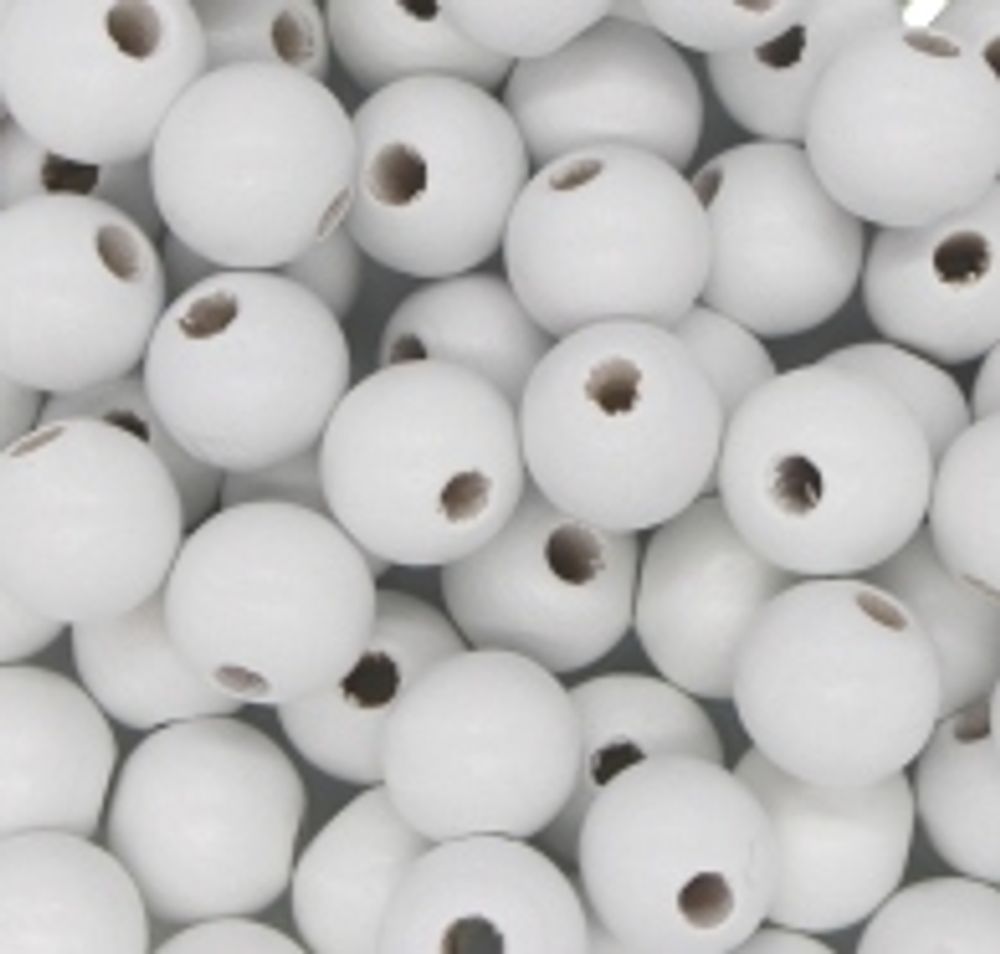 Бусины пришивные дерево, р. 10 мм