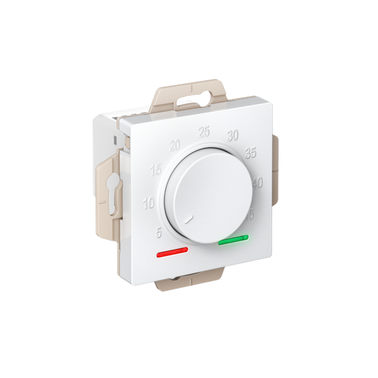 Термостат теплого пола электронный AtlasDesign 10А с датчиком механизм лотос SE ATN001335