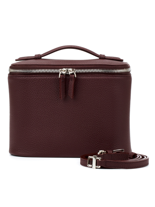 Кейс для косметики ADELINE цвета баклажан