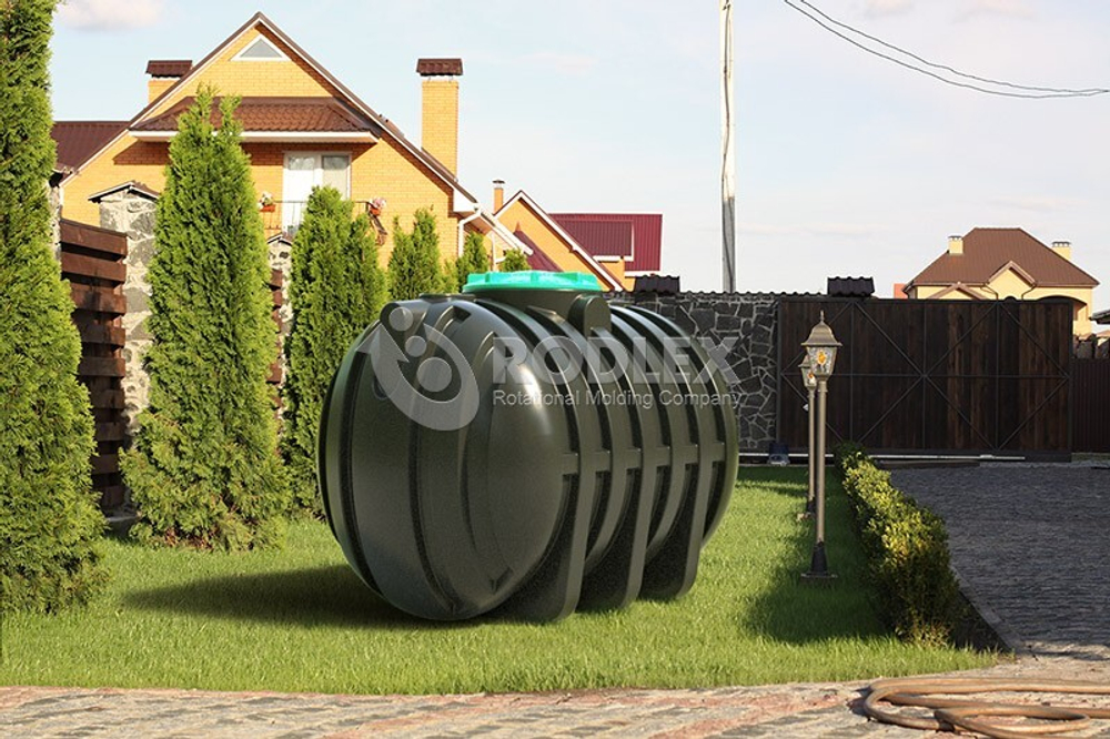 Емкость для канализации S5000 усиленная Родлекс Premium 5000 л.(2400x1740x1800см;242кг;) - арт.559732