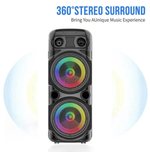 Напольная колонка Sing-e ZQS-8210S (8"40W/4.5A/микрофон)