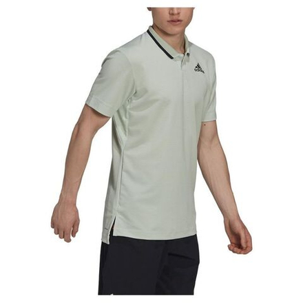 Теннисное поло Adidas US Series Polo - linen green