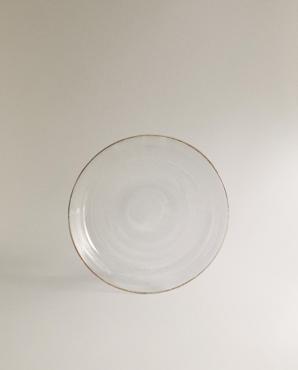 Zara Home тарелка пирожковая из боросиликатного стекла, цвет золотой, 13.5 см