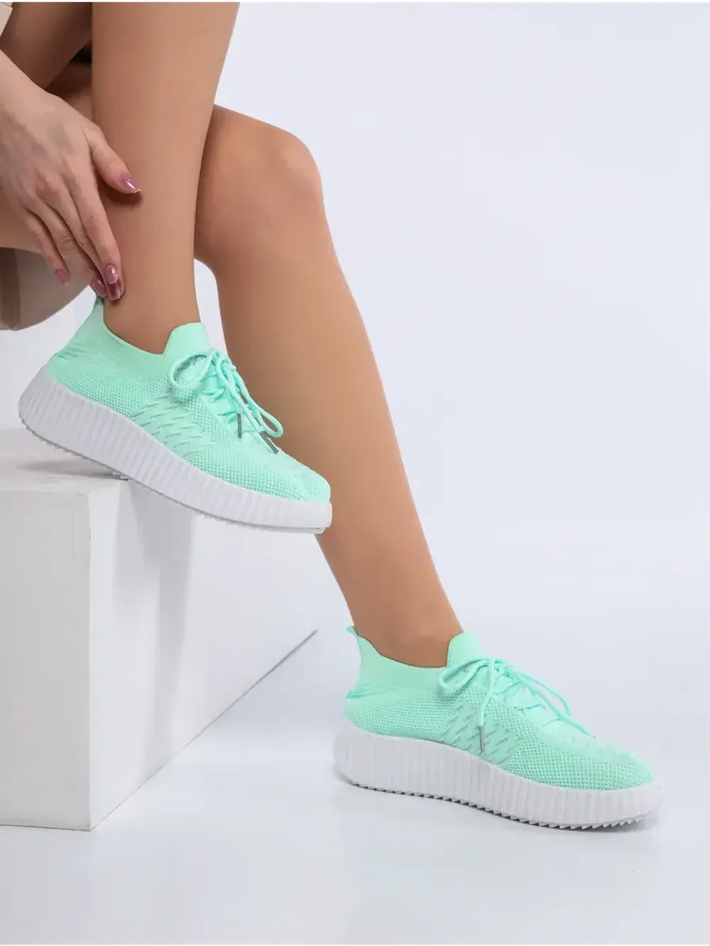 Слипоны на высокой подошве мокасины летние текстильные