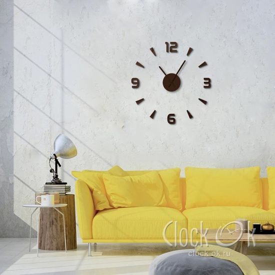Настенные 3D часы Divide
