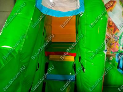 Коммерческий надувной батут "Русские сказки", 6x4x2.5 м.