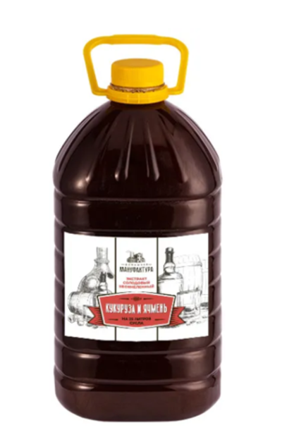 Солодовый концентрат "Домашняя мануфактура" Кукуруза Ячмень 4.1 кг.