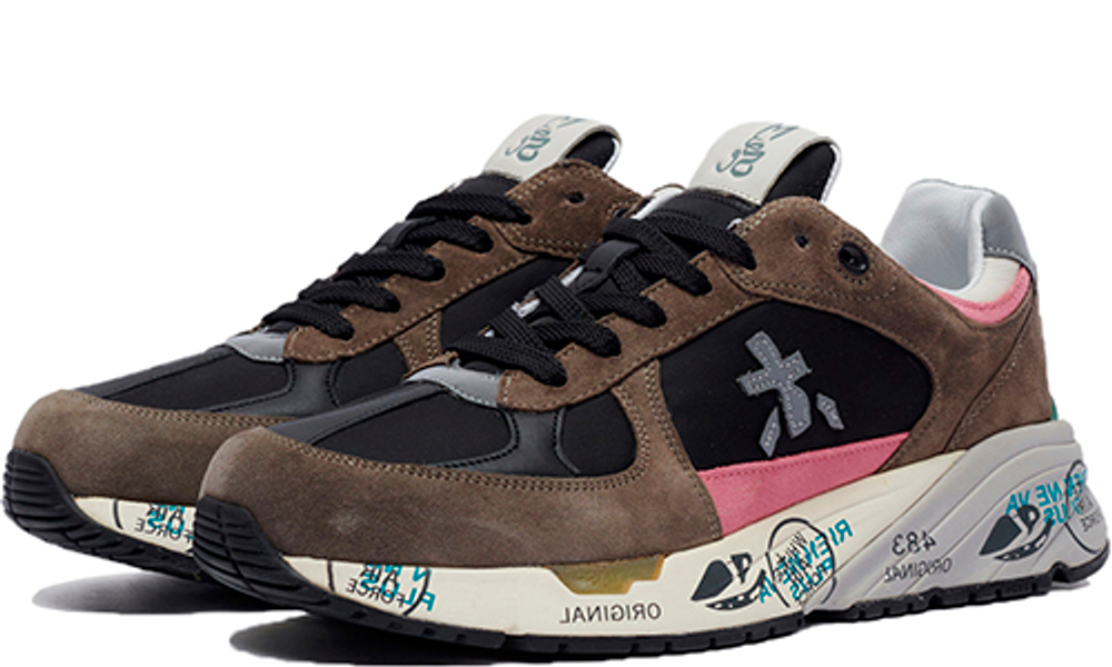 Premiata Mase 5535 Черные с коричневым