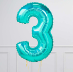 FM Шар 40'' / 102 см "Цифра 3" Тиффани (БГ-60)