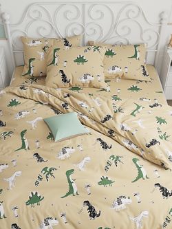 Постельное белье Сказка "Creeper" евро Наволочка 50х70 см 2 шт Простынь на резинке 180х200 см Пододеяльник 200х215 см, перкаль