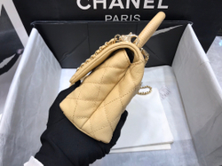 Chane1 Coco Handle Bag 19 cm