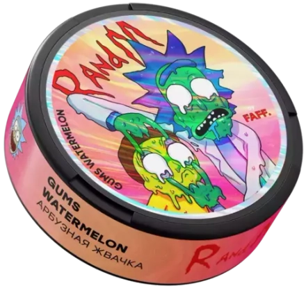 RANDM BY FAFF GUMS WATERMELON (150 МГ) - АРБУЗ, ЖВАЧКА