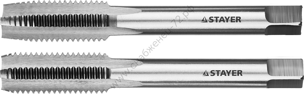 STAYER M12х1.75, 2 шт, Комплект метчиков (28025-12-1.75-H2)