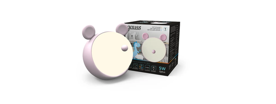Светильник ночник настольный 5W 2700-6000K NN7024 розовый диммируемый Qplus GTL702 Gauss