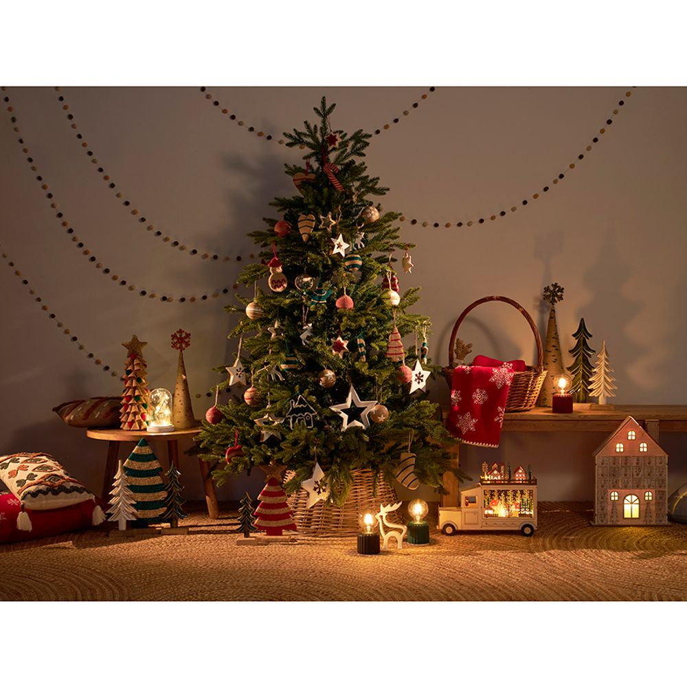 Набор елочных украшений из фетра Christmas stars из коллекции New Year Essential, 3 шт.
