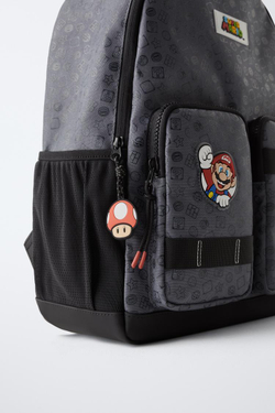 ZARA РЮКЗАК SUPER MARIO BROS ©, СЕРЫЙ