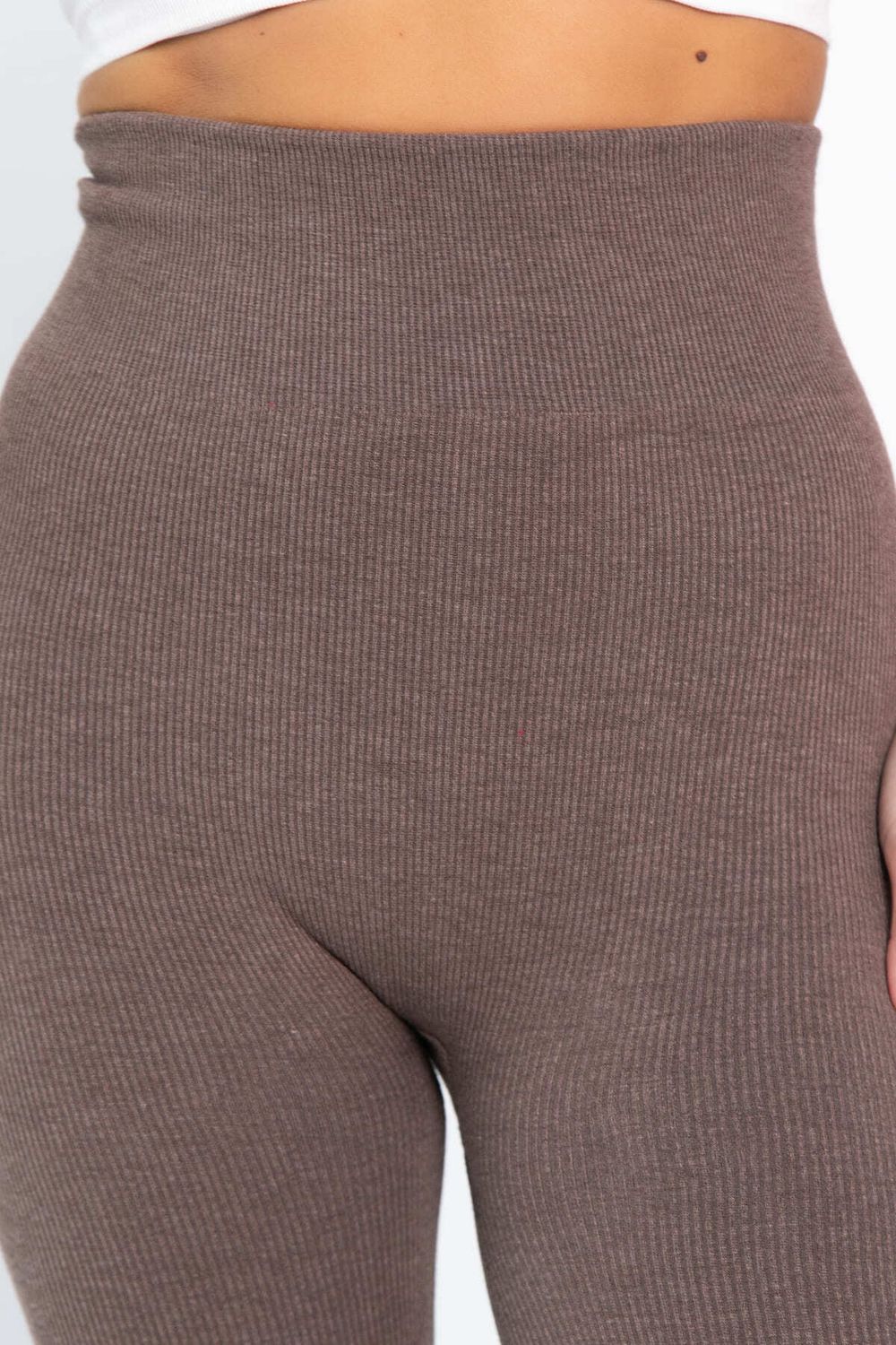 Лосины в рубчик утепленные (кофе) Б14804-7М LT Collection