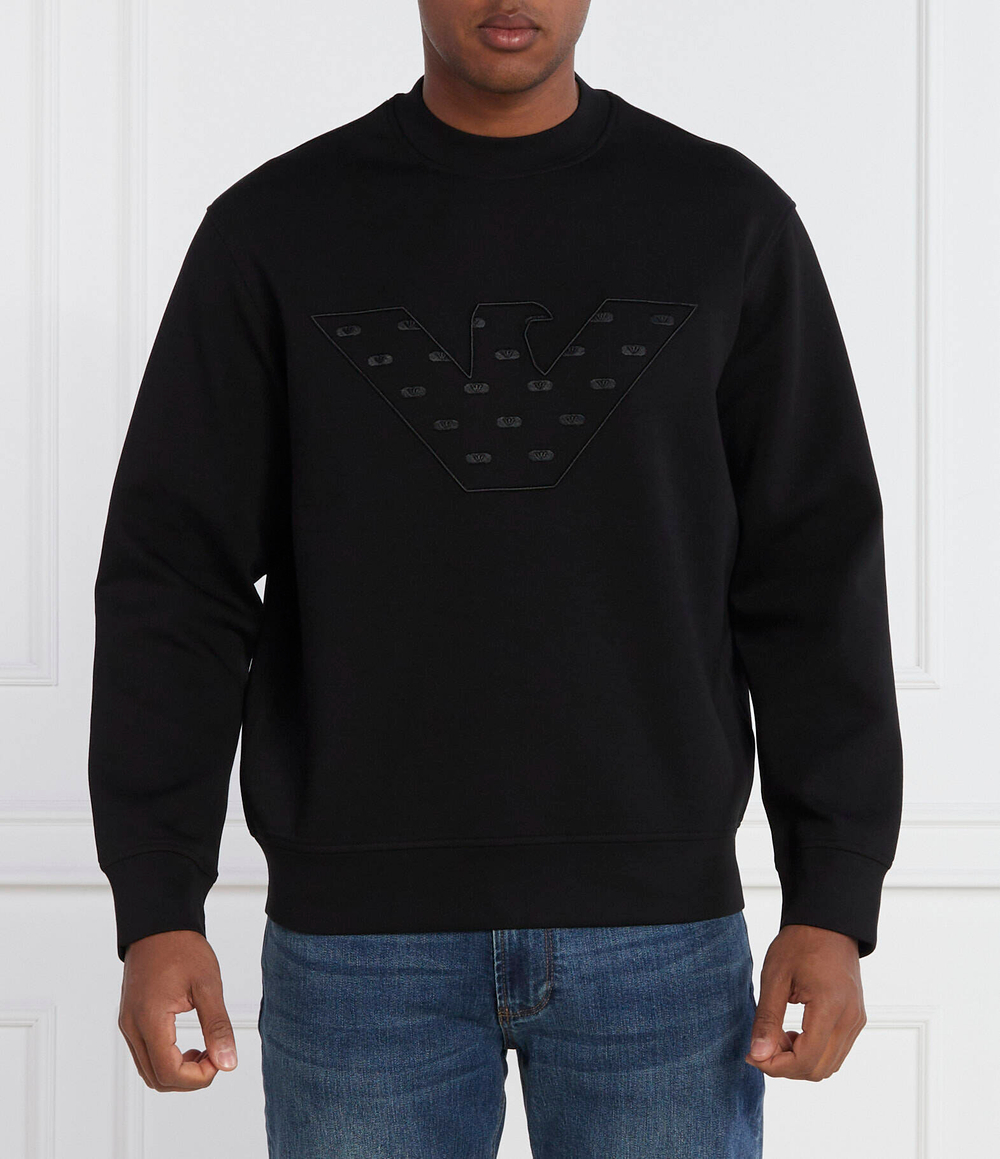 Худи Emporio Armani - черный(6R1ME7 1JHSZ)