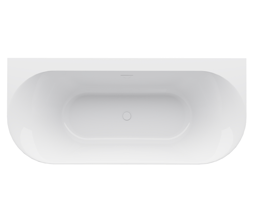 Ванна акриловая Vincea VBT-703-1800, 1800*800*585, цвет белый, щелевой перелив, слив белый