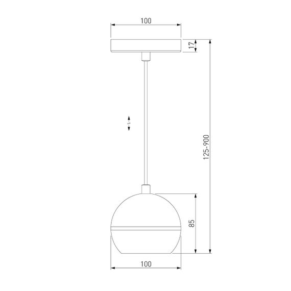 Подвесной светодиодный светильник Elektrostandard DLS023 9W 4200K белый a047774