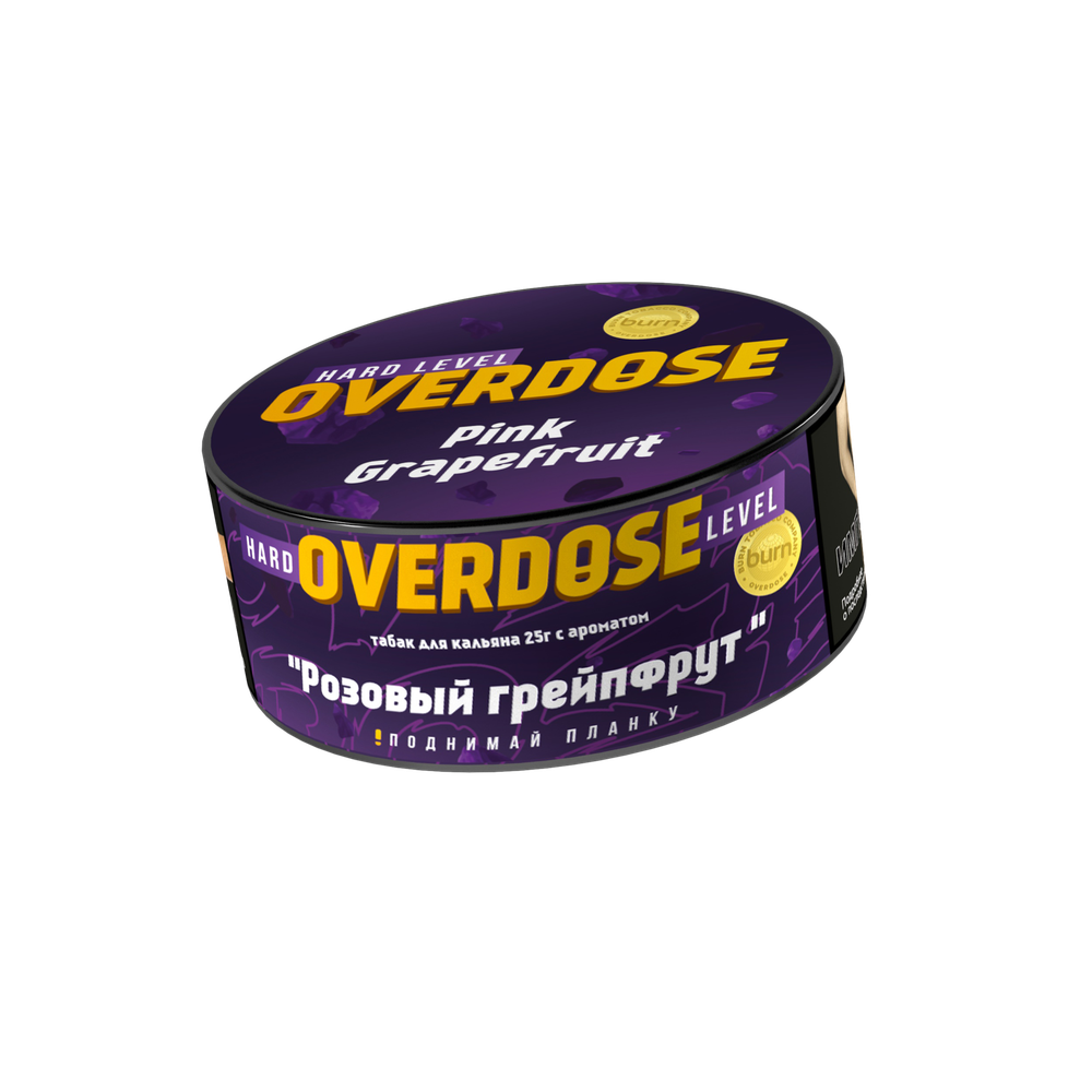 М. Табак для кальяна Overdose Pink Grapefruit (Розовый грейпфрут), 25 г