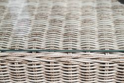 "Капучино Сингл" лаунж-зона из искусственного ротанга, цвет бежевый