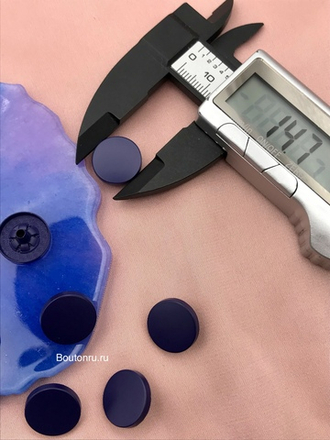 Шляпка под установочные кнопки фиолетово-синяя