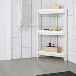 IKEA VESKEN  (ИКЕА ВЕСКЕН)  -  Угловой блок, белый, 33x33x71 см