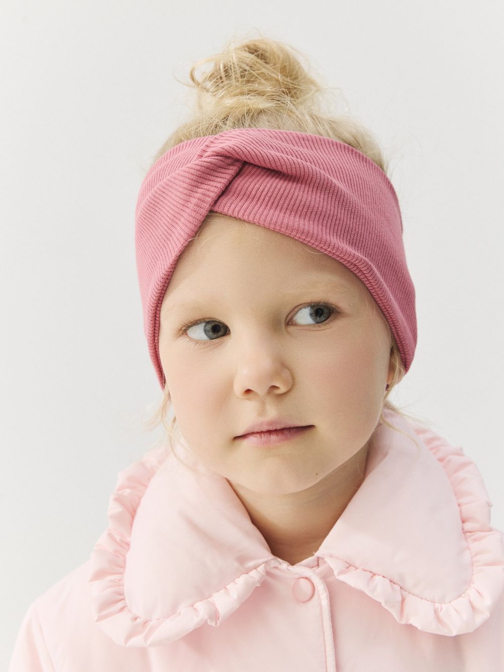 Повязка из кашкорсе "Пепельная роза"