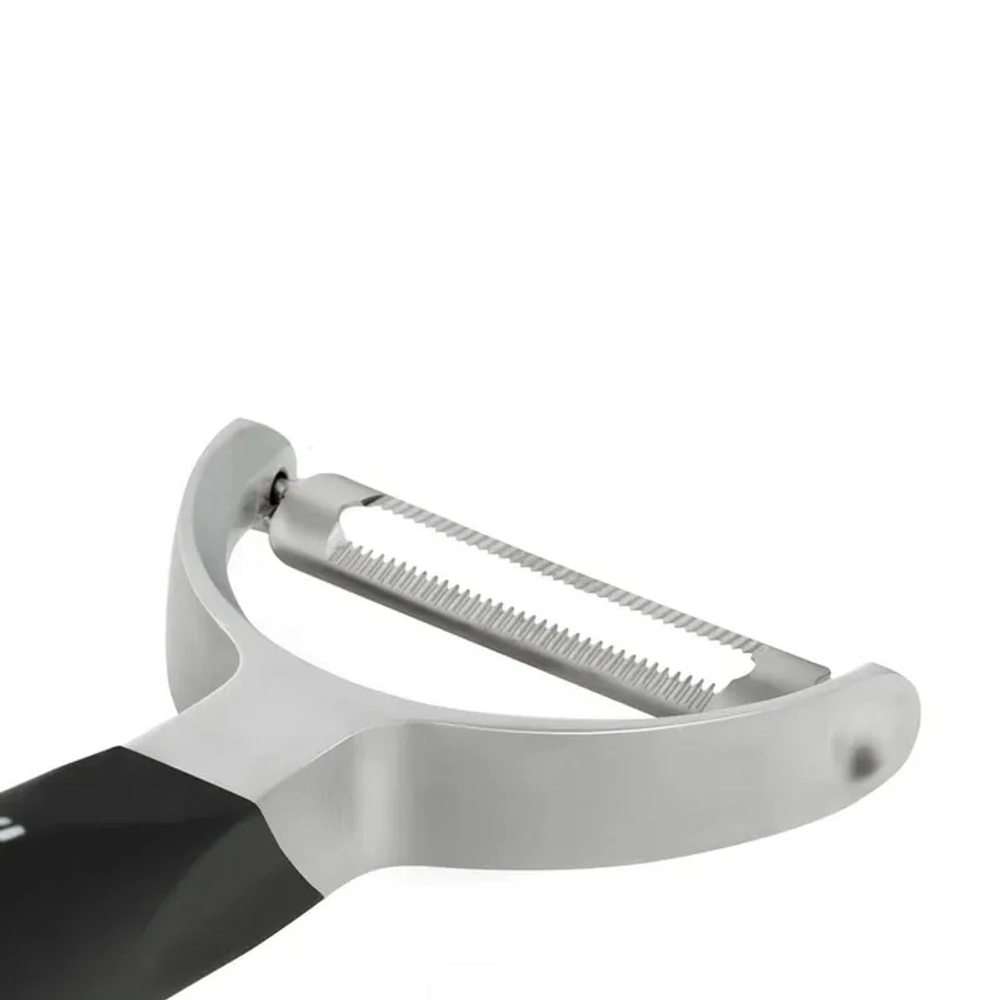 Microplane Горизонтальная овощечистка Y зубчатая черная EAN 098399480824