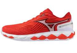 Мужские кроссовки теннисные Mizuno Wave Enforce Tour 2 CC - fiery red/white/sun-dried tomato