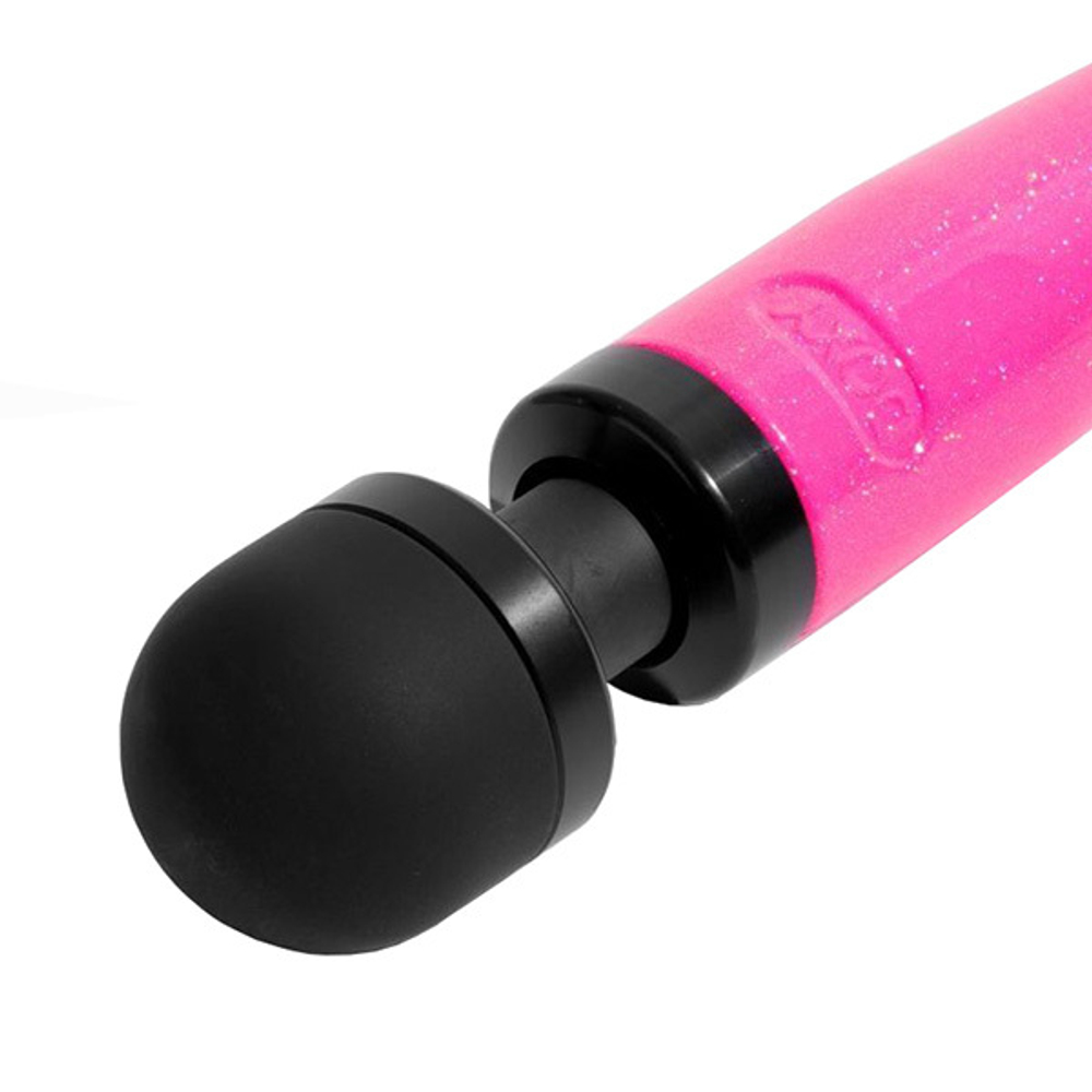 Розовый беспроводной вибратор-вонд 28см Doxy Die Cast 3R Massage Wand Hot Pink