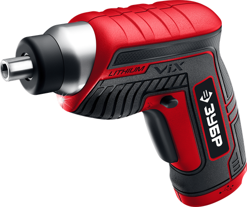 Отвертка аккумуляторная 3,6V Зубр, 1,3А/час-литий-ион регул.момента, аксессуары