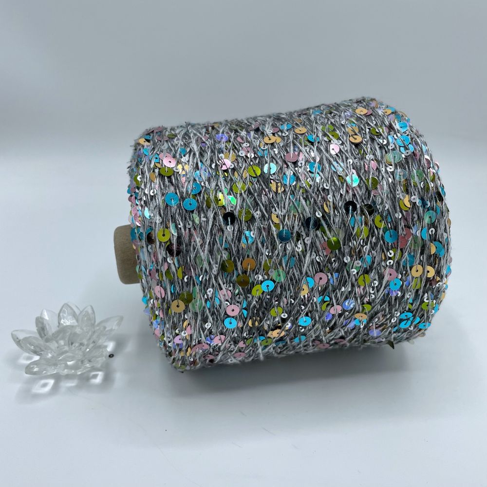 Пайетки FILATI ITALIANA 98% хлопок 2% пайетки