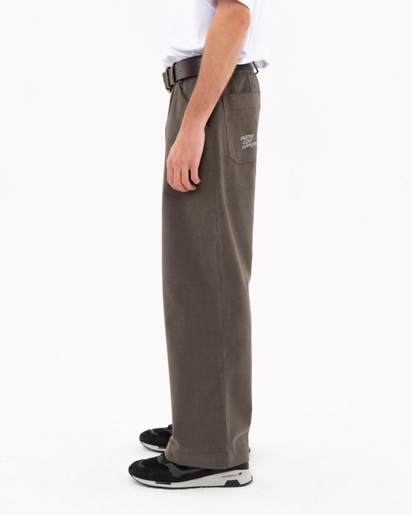 Брюки light industries Tubes / мховые - фото 3