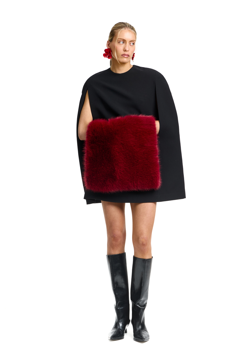 Кейп удлиненный Invitation black