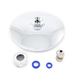 Лейка для верхнего душа Ø 200 мм, синяя + хром DC 5023