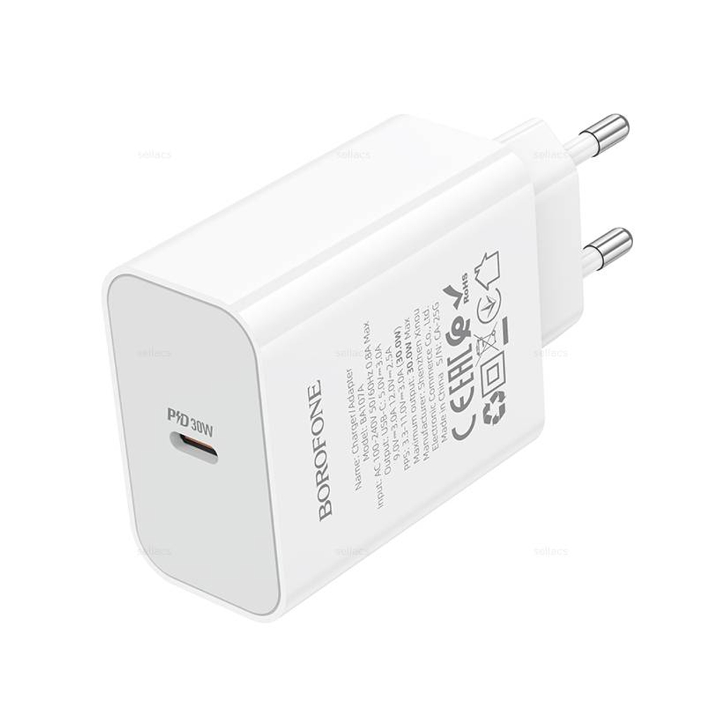 Зарядное устройство PD30W Borofone BA107A (white)