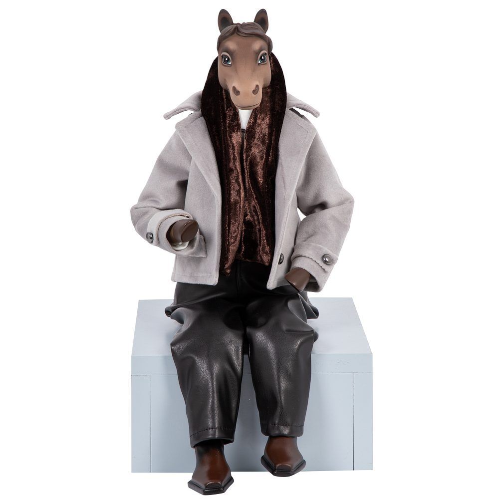 Кукла интерьерная коллекционная Конь Мистер Льюис