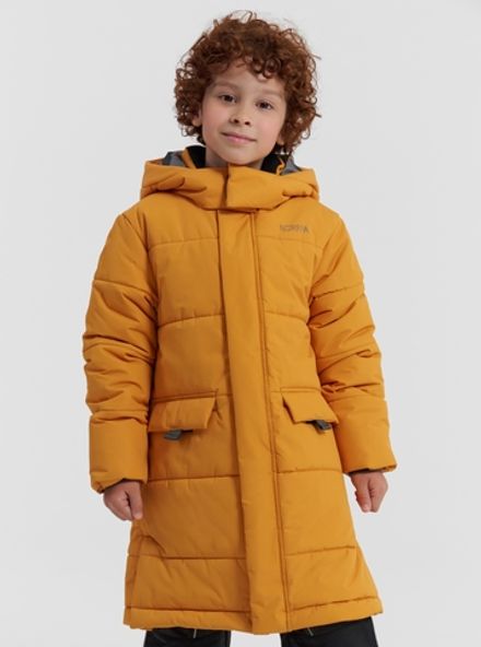 Пальто детское MIGELE NORPPA желтая горчица