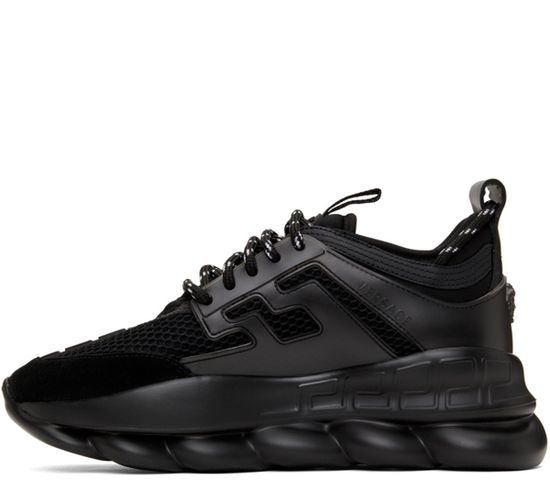 Кроссовки Versace Chain Reaction 2 Chainz All Black