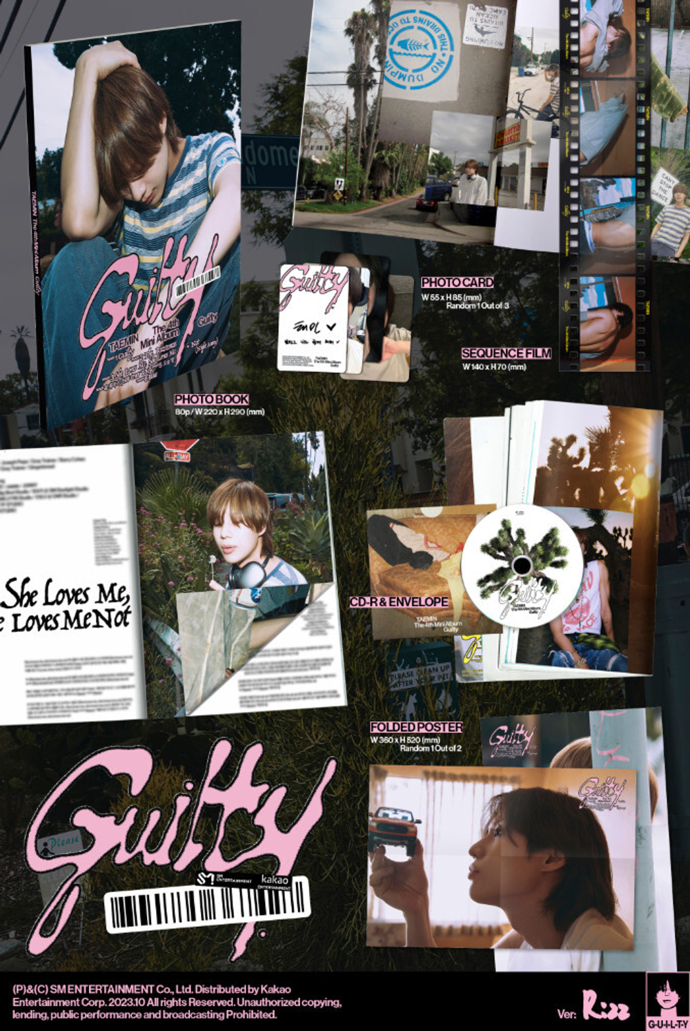 Альбом TAEMIN (SHINee) - Guilty (Photo Book Ver.)