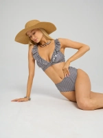 Купальник раздельный с высокой посадкой