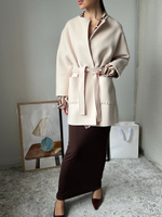 Шерстяное пальто Massimo Dutti, S