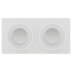 Встраиваемый светильник декоративный ЭРА DK92 WH MR16/GU5.3 белый